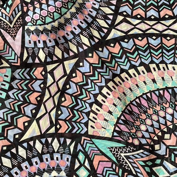 Macy’s Bar III Kaleidoscope Swim Cover Up Pants - Picture 2 of 6